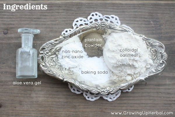anti-itch oatmeal paste ingredients