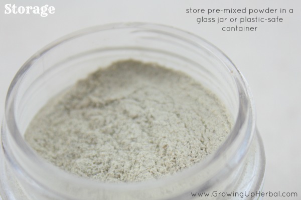anti-itch oatmeal paste storage