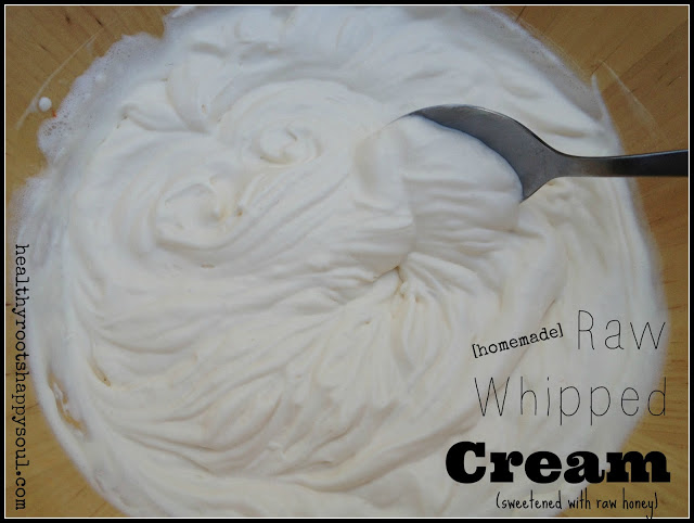 Recipe: Homemade Raw Whipped Cream