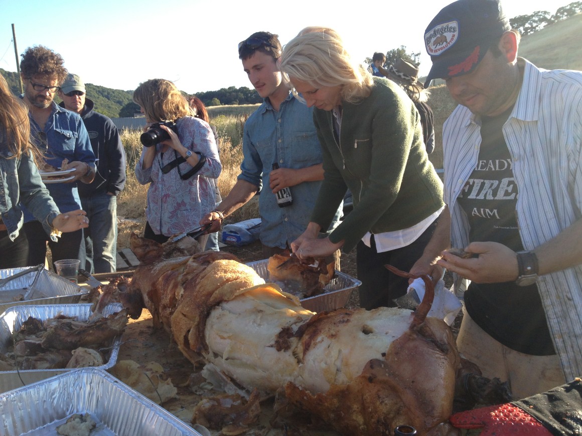 Photo Journal: A Pig Roast at Our Local Farm