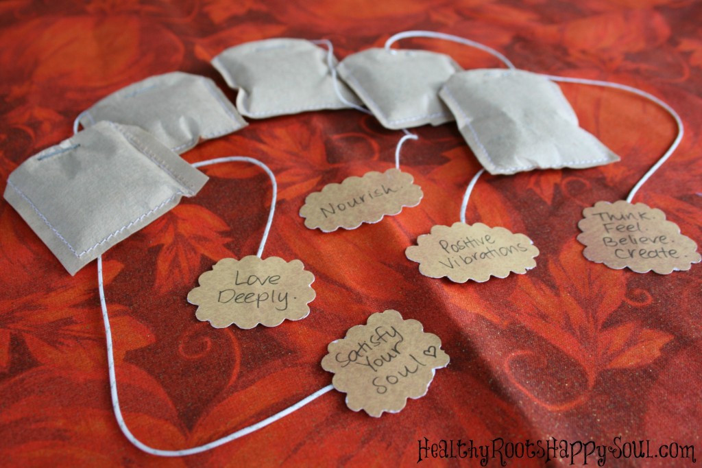 DIY tea bags guest