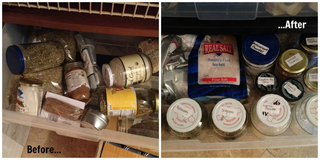organizing pantry 1