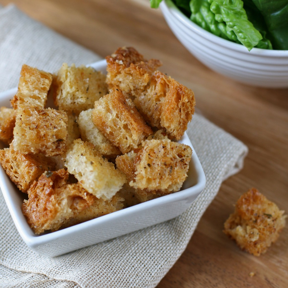 Homemade Gluten-free Italian Seasoned Croutons