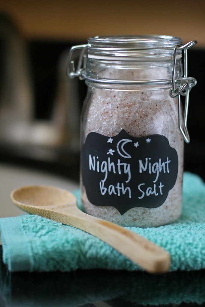 Nighty-Night DIY Bath Salt Recipe