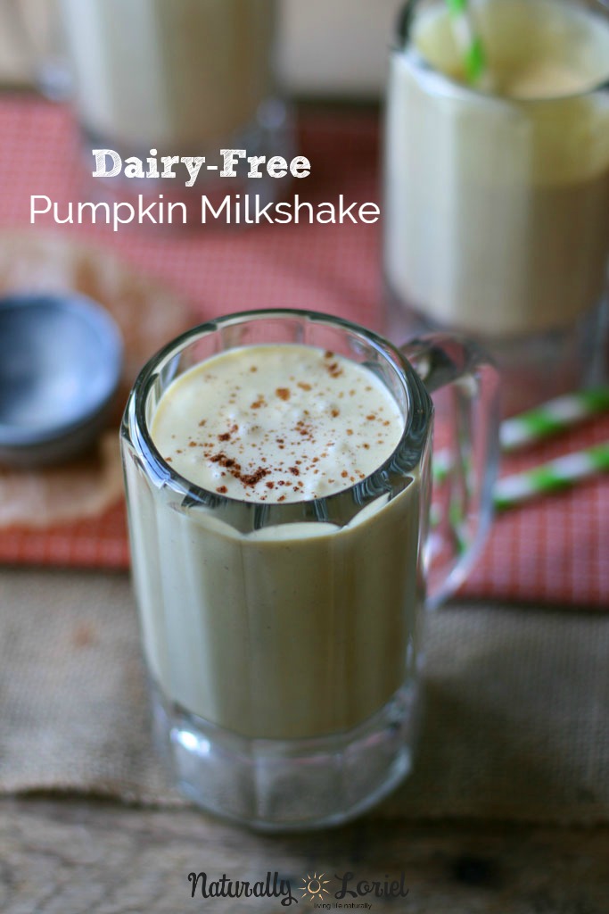 Dairy-free pumpkin milkshake