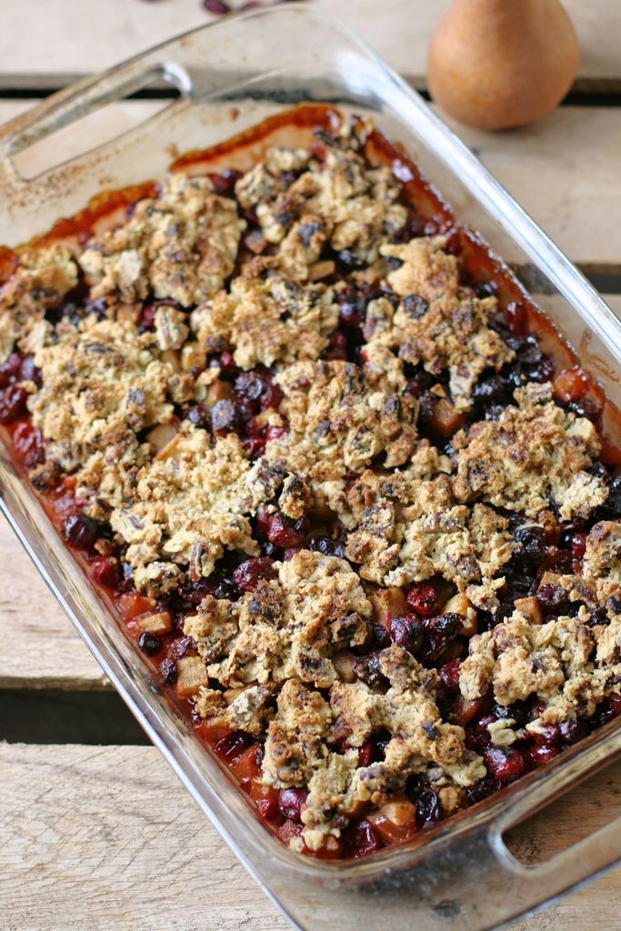Cranberry Pear Crisp