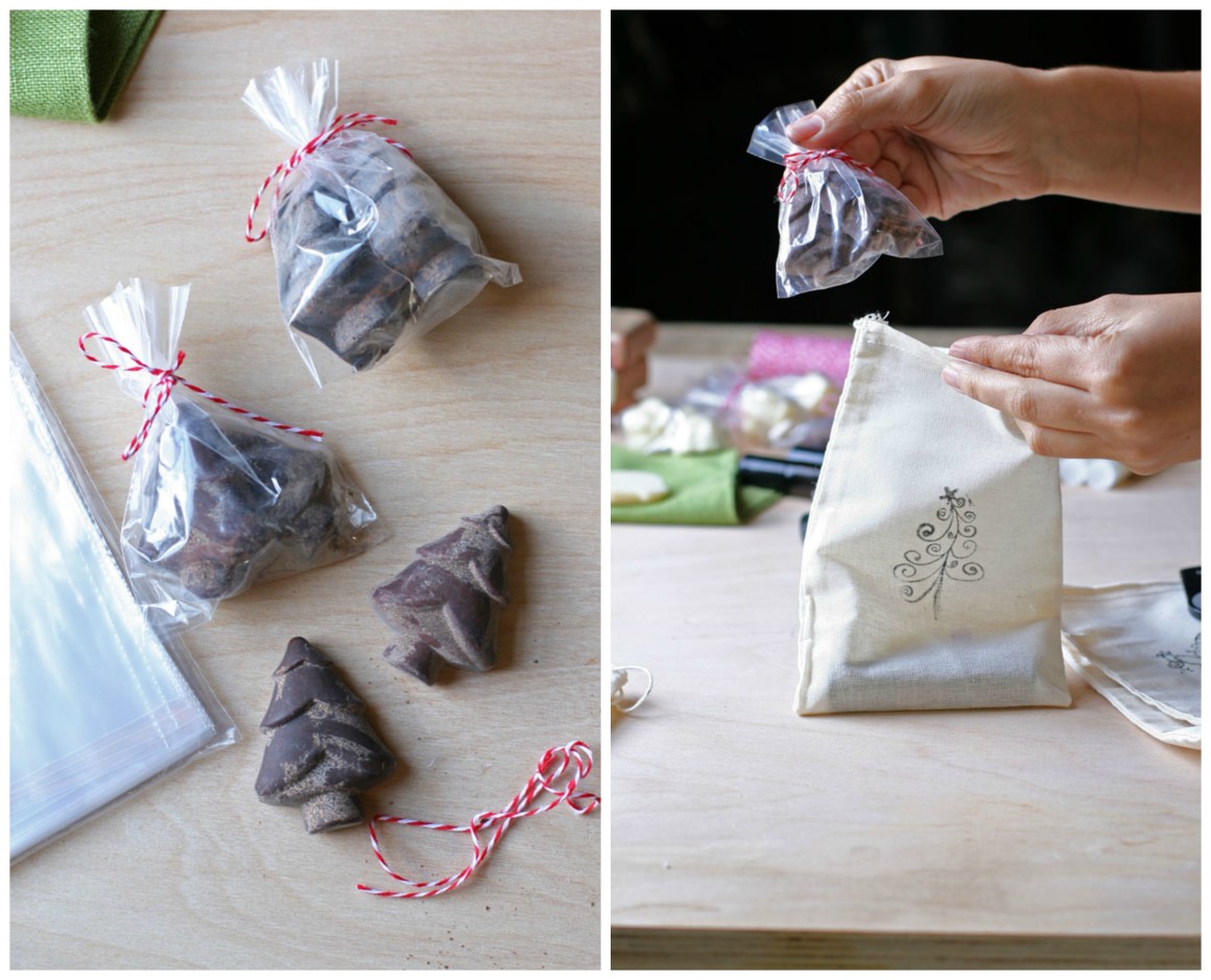Conflicted about whether to give homemade or handmade store bought gifts? Combine both and create the perfect stocking stuffer gift bag! Learn how here.