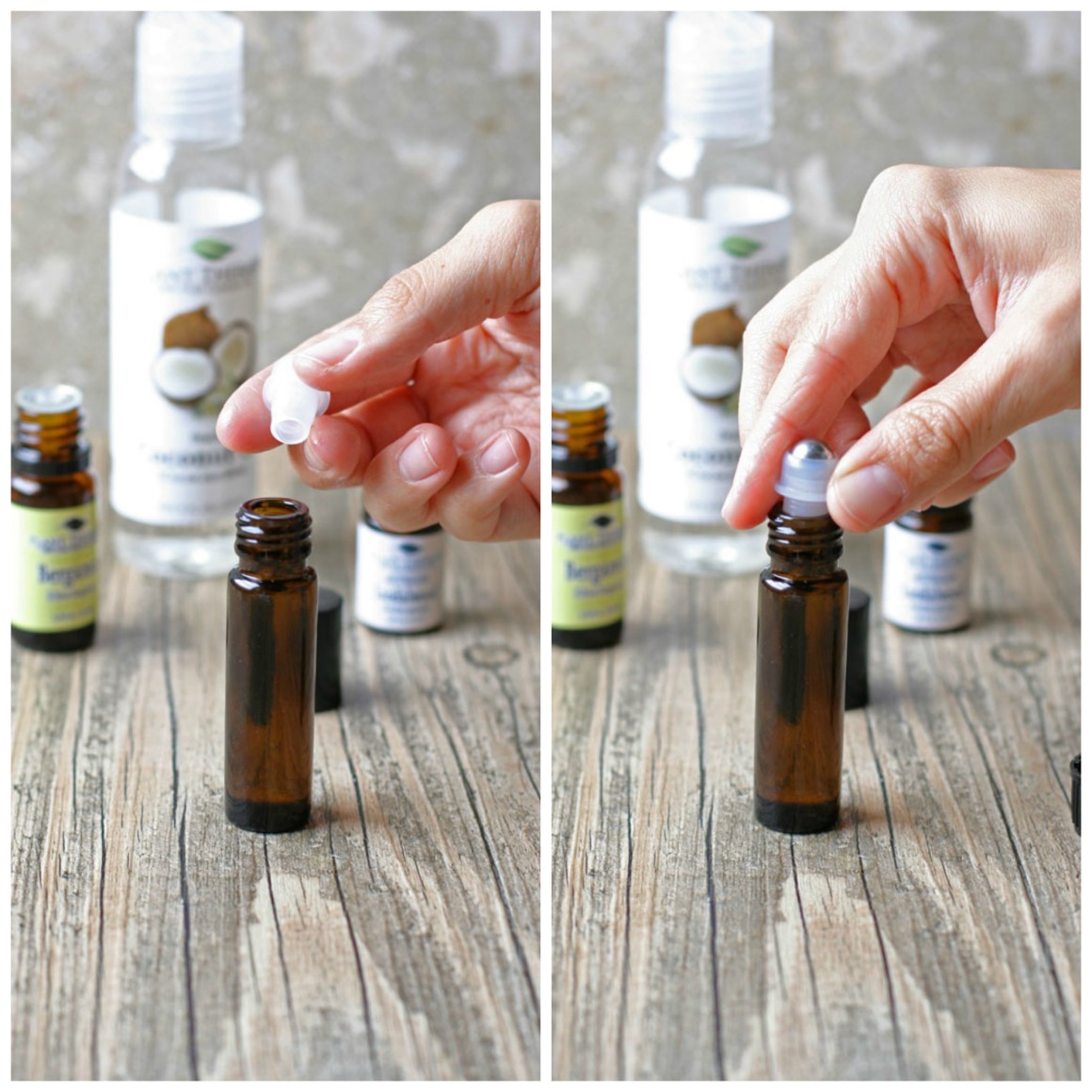 DIY essential oil roll-on blends are so easy to create. They make fantastic handmade gifts as well! Click for 3 essential oil perfume recipes.