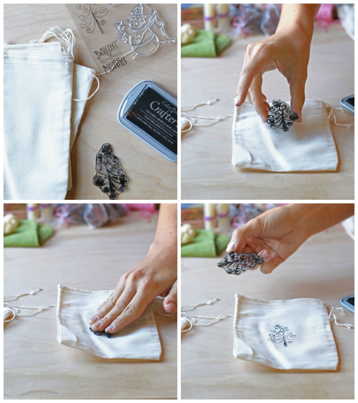 Conflicted about whether to give homemade or handmade store bought gifts? Combine both and create the perfect stocking stuffer gift bag! Learn how here.