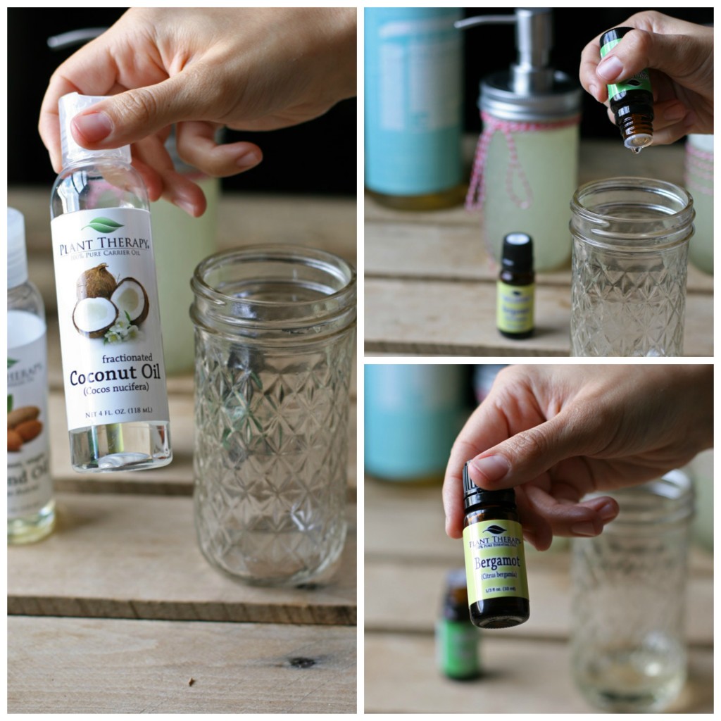 Celebrate the holidays with an easy DIY peppermint hand soap. It's not only made with Peppermint but with Bergamot for an uplifting and energizing scent.