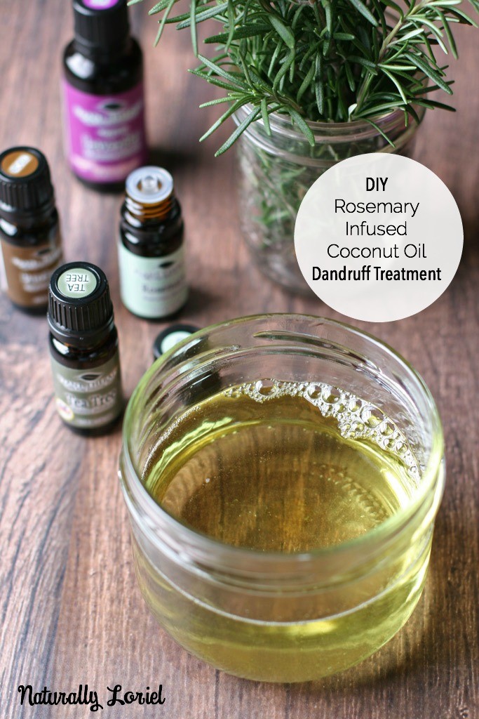 Suffering from dandruff? Try this DIY rosemary infused coconut oil dandruff treatment; it's loaded with natural ingredients that fight off dandruff. You will also learn about why you may be experiencing dandruff, too.