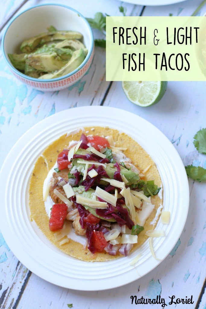 If you want an easy, light, fresh meal, you are definitely going to want to try this super fresh and light fish tacos recipe. The flavors go great for Cinco De Mayo!