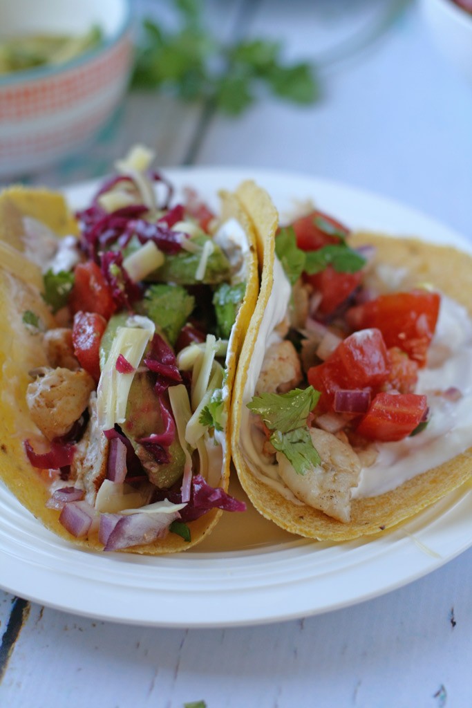 If you want an easy, light, fresh meal, you are definitely going to want to try this super fresh and light fish tacos recipe. The flavors go great for Cinco De Mayo!