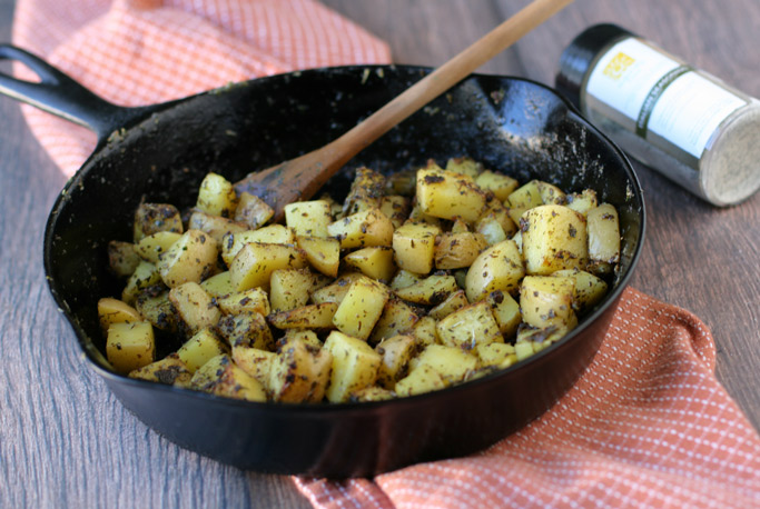 Italian Seasoned Skillet Breakfast Potatoes