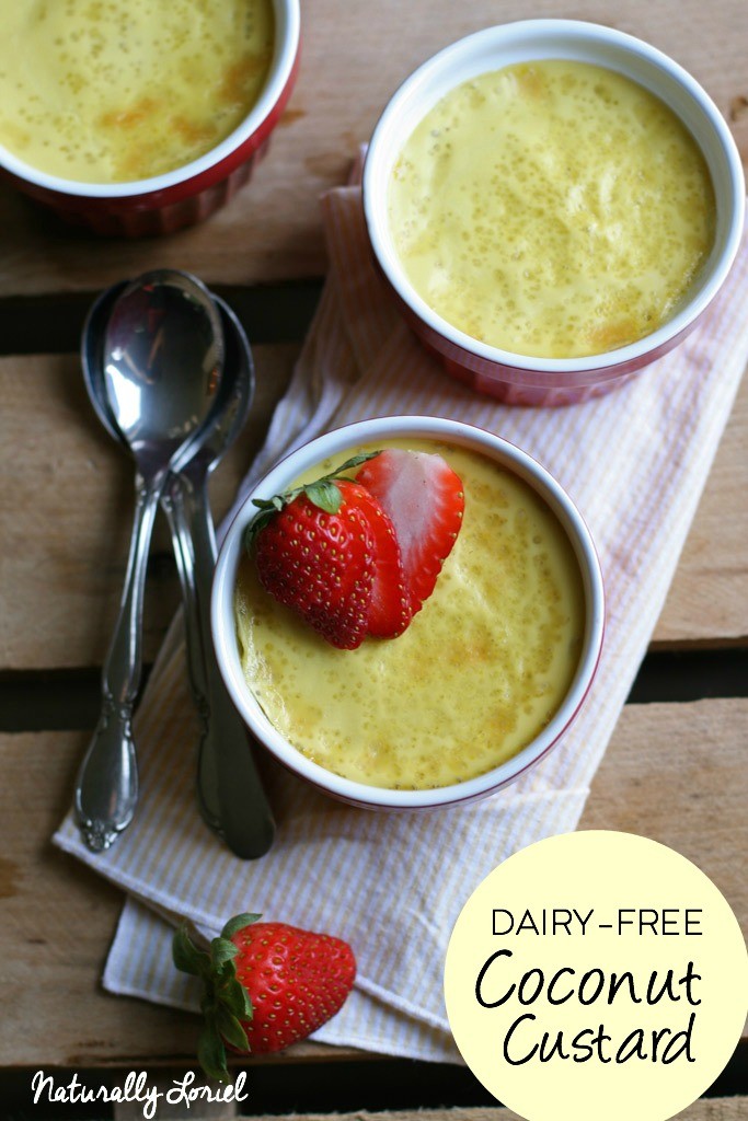 Made with nourishing egg yolks, this dairy-free coconut cream custard is suitable for any member of the family AND you can’t tell there are eggs in it. 
