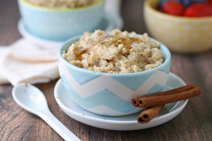 Stove-top Cinnamon Maple Oatmeal