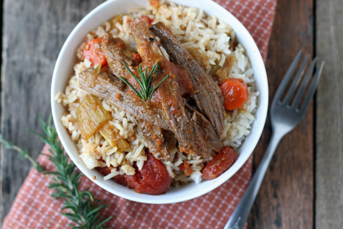 French Onion Pot Roast with Red Wine